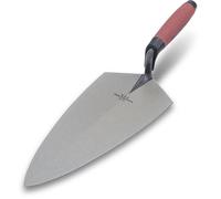 MARSHALLTOWN Truelle de briqueteur, 279 x 140 mm, Assemblé aux États-Unis | Prend et Étale le Mortier, Lame 279 x 140 mm, Forme Philadelphia, Acier au Carbone Forgé, Manche DuraSoft, 19 11FG