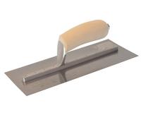Marshalltown MXS1SS Truelle de finition en acier inoxydable avec manche en bois 28 x 10,4 cm
