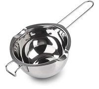 Marsheepy Double chaudi¨¨re en Acier Inoxydable 304 pour Fabrication de Bougies, Pot de Fusion pour Beurre, Chocolat, Bonbons, Fromage, Caramel, 600 ML