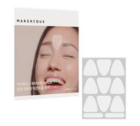 Marshique Patchs de réparation des rides pour lignes volantées, 11 lignes, entre les yeux, non invasifs, adoucissants, rides pour rides du visage, tampon anti-rides