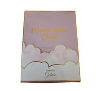 Marshmallow Cloud, Palette de Maquillage, Thème Nuage, Design Rose et Or Tête : Guimauve sucrée, Note lactée Cœur : Sucre en poudre, Vanille légère Fond : Musc blanc, Caramel doux
