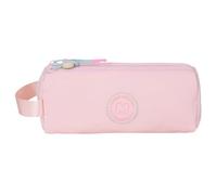 MARSHMALLOW - Trousse scolaire double compartiment GRACE PINK - Rose pastel - Fille