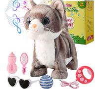 Marsjoy Ensemble laisse grise pour chat marcheur