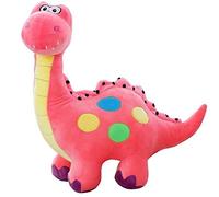 Marsjoy Jouet en peluche dinosaure en peluche rose de 35,6 cm, jouet en peluche dinosaure pour bébé fille garçon enfants anniversaire