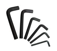 Marsrut Lot de grandes clés hexagonales métriques jumbo, clés Allen en forme de L 8 mm, 10 mm, 12 mm, 14 mm, 17 mm, 19 mm, outil en acier robuste, noir, pour réparation à domicile