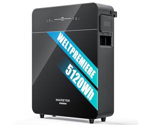 MARSTEK Venus E 3.0 Centrale de balcon de première vec mémoire de stockage tout-en-un couplé CA 2500 W entrée/sortie 0 % TVA pour les particuliers 5120 Wh