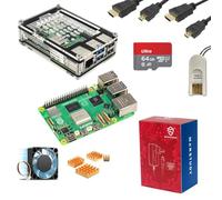 Marstudy Kit de démarrage Raspberry Pi5 - Édition 64 Go, Raspberry Pi 5 (4 Go de RAM) / Raspberry Pi OS préinstallé