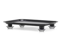 Marsui Plateau anti-fourmis pour chat et chien comprenant 1 plateau anti-fourmis et 4 supports réglables en hauteur et une tasse à eau, station d'alimentation extérieure pour chat et chat avec sol en