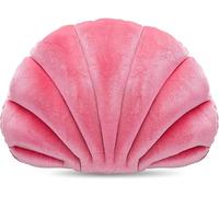 Marsui Rose Princesse des mers Coquillage décoratif Oreiller, Chambre Preppy Décoration Coquillage doux en forme de Coussin de chaise Plaid en peluche Coussin mignon en forme de (34*25 CM)