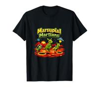 Marsupial Martiens Mignon UFO Pun Alien Kangourous T-Shirt