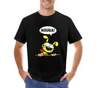 Marsupilami HUBA Mens T-Shirt Cotton Unisex Tee Black Tops L