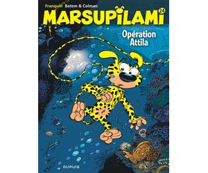 Marsupilami - Tome 24 - Opération Attila - Stéphane Colman - Dupuis - cartonné - Bande dessinée jeunesse