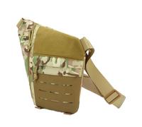 Marsupium Sac à bandoulière tactique avec compartiment en nylon multifonction réglable 29 x 17 x 3 cm, Multicolore/camouflage (cp camouflage), Consulte la descripción, Voir description