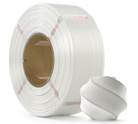 MarsWork Filament PLA de 1,75 mm pour imprimante 3D (recharge), recharge de 1 kg pour bobines réutilisables, filament d'impression 3D de qualité supérieure pour imprimantes 3D Bambu Lab, blanc