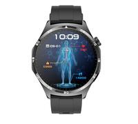 Marsyu 2025 Nouvelle Montre Intelligente Hommes Femmes 1.43" AMOLED Smartwatch avec Fonction Appels Bluetooth/Fréquence Cardiaque/SPO2/Moniteur Sommeil Montre Fitness pour Android iOS(Noir) (Noir)