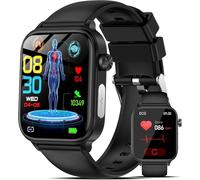 Marsyu 2026 Montre Connectée avec ECG/HRV/BMI,1,96" Montre Connectée Santé avec Appel Bluetooth/24H Fréquence Cardiaque/SPO2/Sommeil, Smartwatch avec SOS pour Android/iOS