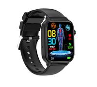 Marsyu 2026 Nouvelle Montre Connectée /PPG/Homme Femme,1,96" Smartwatch avec Appel Bluetooth/SOS 24H Mesure/Fréquence Cardiaque/Sommeil/SpO2/Montre Fitness Android iOS (Noir Mat)