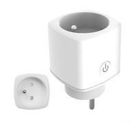 Mart Prise WiFi 16 A Contrôle vocal pour Alexa Télécommande App Fonction de planification 2,4 GHz Connexion WiFi Blanc