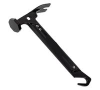 marteau 1pc Mi ni poignée en alliage d'aluminium en acier inoxydable, marteau de clouage ciel de Camping, petit marteau marteau à ongles en os