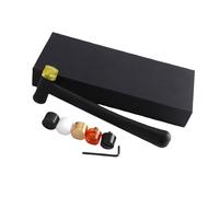 Marteau à bijoux professionnel avec poignée ergonomique et têtes interchangeables pour le travail du bois et de l'orfèvrerie, marteau de bijoux en métal robuste