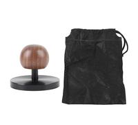 Marteau à café en alliage d'aluminium noir avec manche en bois sphérique pour accessoire de préparation du café (58MM)