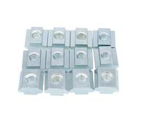 Marteau à chenilles carré en T coulissant, écrou en T for connexion, profil en aluminium, imprimante 3D 4545, 10 pièces(45 - M6)