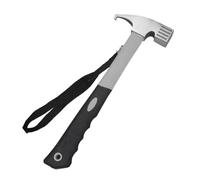 Marteau à clous multifonctionnel d'extérieur for tente de camping, marteau for auvent, arrache-clous en acier à haute teneur en carbone for la maison(Dark Grey)