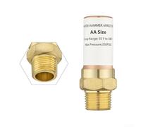 Marteau à eau réducteur de bruit avec boîtier en acier inoxydable 1/2 NPT pour un ajustement sûr dans les installations de plomberie modernes (1 pièce)