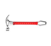 Marteau à griffes droit - Marteau de serrurier réglable à 5 niveaux - Marteau d'électricien pour électricien, pour menuiserie, construction, camping, réparation, rénovation, bricolage