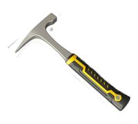 Marteau à outils géologiques avec construction en acier à haute teneur en carbone et poignée en caoutchouc antidérapante confortable pour une utilisation en extérieur (A)