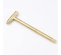 Marteau à panne fendue, Nouveau marteau multifonction 6 en 1 laiton, mini-micro, 3 types d'embouts de tournevis, outils bricolage poche