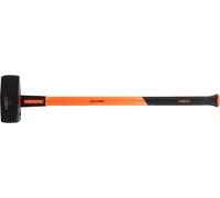 Marteau à pierre NEO TOOLS 4-6 kg, manche en fibre de verre, conçu pour la forge et autres travaux de construction, construction monolithique d'un élément en acier, GS, Rheinland Certificats, DIN 1193