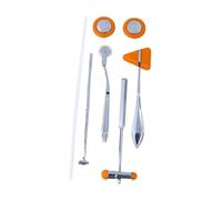 Marteau à Réflexes Neurologique pour Infirmières, Outil de Percussion Robuste pour Tests des Réflexes, Équipement Médical Professionnel- Orange