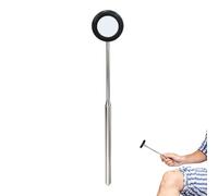 Marteau à réflexes professionnel en acier inoxydable chromé, Outil diagnostique de 110 g, longueur de 22 cm, Adapté à évaluation neurologique et tests de réflexes cutanés