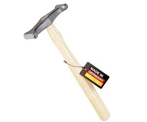 Marteau à tondre PICARD n° 175 ES 375 g | Robuste et précis | Acier spécial | Qualité professionnelle pour couvreurs et ferblantiers | Manche ergonomique en frêne | Gris martelé | Marteau charpentier
