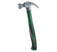 Bosch Marteau arrache-clou 450 g – surface frappe extra-large, acier carbure dur, manche Softgrip