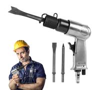 Marteau burin, kit d'outils pneumatiques | Multi-usages - Marteau pneumatique Shovel Tool - Pelle à air légère, poignée puissante - Burin droit pour les amateurs d'artisanat