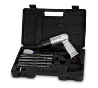 Marteau Burineur Pneumatique - EBERTH - 175mm - Set de 10 pièces - 4500 cps/min - Filaire
