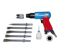 Marteau burineur pneumatique GÜDE 10 PRO, coffret de 8 pièces 75180