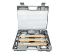 marteau carrossier Ensemble de marteaux carrosserie voiture 7 pièces | Panneau automatique battant Dent Ding outils ensemble marteau et chariot