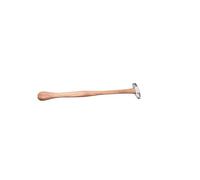 Marteau de battement de panneau automobile à double tête avec poignée en bois de hêtre ergonomique Outil de débosselage pour finition lisse Marteau de réparation de bosses