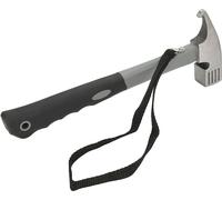 Marteau de camping multifonctionnel en acier à haute teneur en carbone pour arracher les clous des piquets de tente