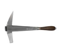 Dimos Marteau de couvreur 135583 – manche cuir, panne large, pour droitier