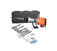 Marteau De Démolition 2200W 1350BPM Marteau Perforateur Avec 6 Burins Remplaçables