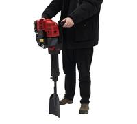 Marteau de démolition à essence 52 CC 1900 W, machine de fouage d'arbres avec hachette et pelle, marteau à 2 temps pour la construction de clôtures, la forestière et le vignoble (6500 tr/min, 20-55J)