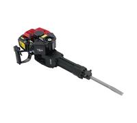 Marteau de démolition à essence 52 cc avec 1900 W, 6500 tr/min et 1500 fois/min, marteau perforateur 20-55J avec 2 burins interchangeables et réglage de la vitesse, foret perforé avec réservoir de 1,3