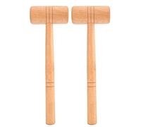 Marteau de fabrication de bijoux, outil de traitement des métaux, outil de réparation de bricolage en bois durable pour les fabricants de bijoux et les réparateurs, ensemble de 2