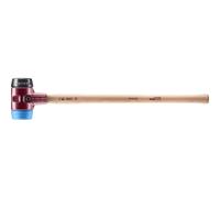 Marteau de frappeur SIMPLEX, TPE souple/caoutchouc chargé; avec boîtier en fonte malléable et manche en bois d'hickory | D=80 mm | 3012.081