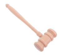 Marteau de juge en bois robuste de 10 pouces, marteau de tribunal de haute précision for les professionnels du droit, salles d'audience et scénarios d'enchères Maillets en bois