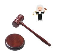 Marteau de juge,Maillets en Bois,Juge Maillets en Bois,Marteau de juge et bloc de résonance en bois,Mmarteau de vente aux enchères，pour avocat, étudiant, juge, vente aux enchères, réunions